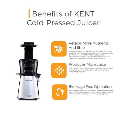KENT Cold Pressed Juicer (Black)