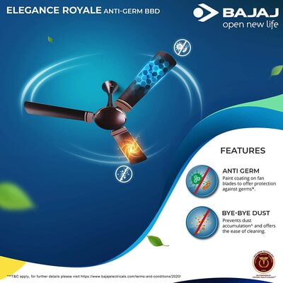 Bajaj Elegance Royale Anti-Germ BBD 1200mm Ceiling Fan