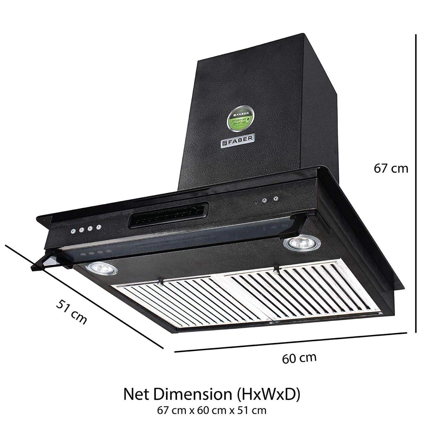 Buy Faber Hood 3N1 Aerostation Glamour Ft Ab Ltw 60, Alligator Black