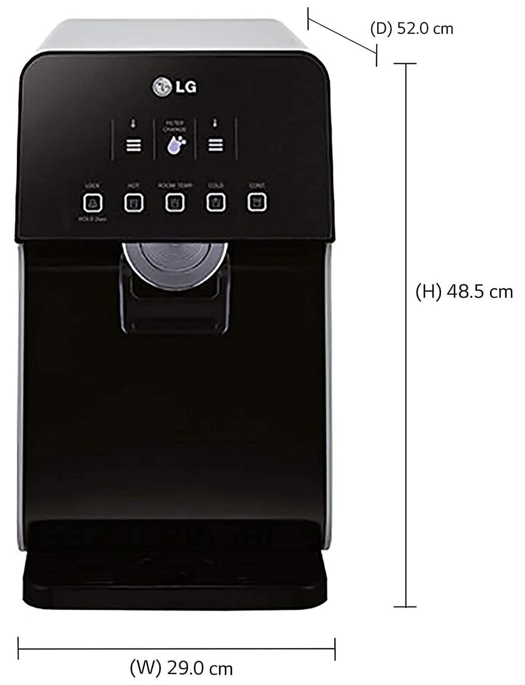 lg hot cold water purifier