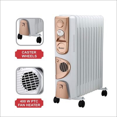 Warmex Oil Filled Radiator 11 Fin OFR With PTC Fan 2900 Watts Warmex Oil Filled Radiator 11 Fin OFR With PTC Fan 2900 Watts