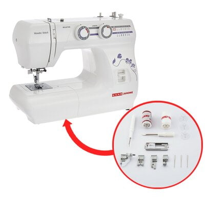 USHA Wonder Stitch Automatic Sewing Machine with 21 Stitch functions