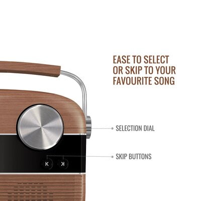 Saregama Carvaan Hindi with 5000 Preloaded Songs, FM/BT/AUX Saregama Carvaan Hindi with 5000 Preloaded Songs, FM/BT/AUX
