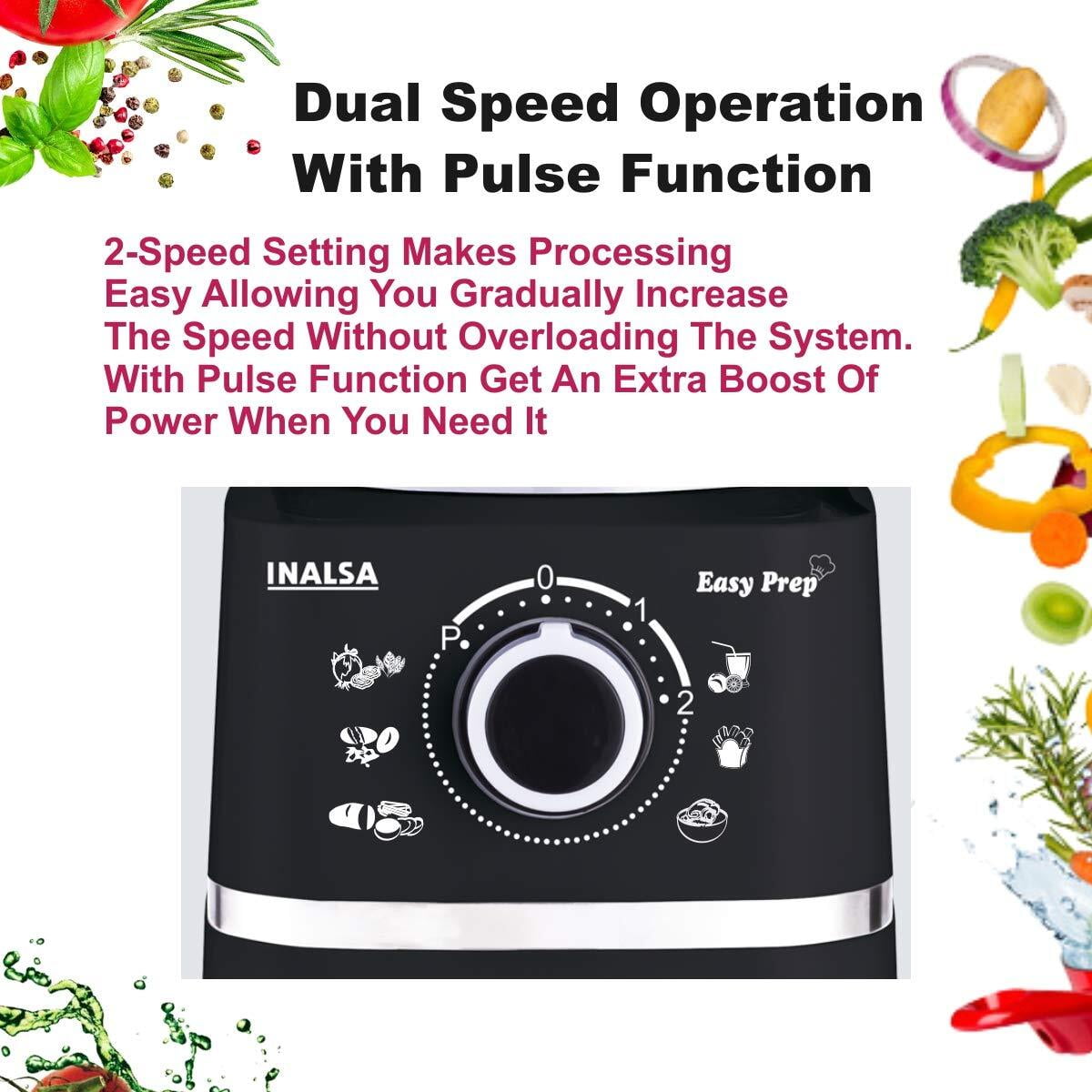 Buy Inalsa Food Processor Easy Prep 800Watt Online On