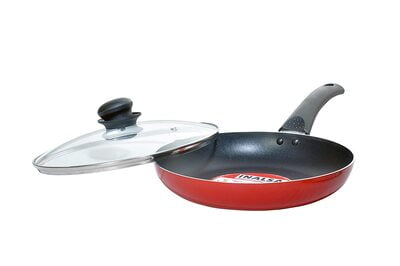 Inalsa Fry Mate LD, Non Sticky Fry Pan (Red)