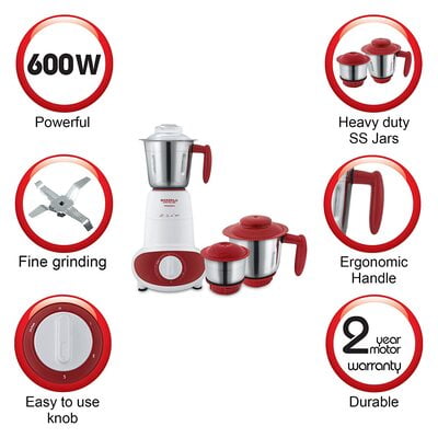maharaja mixer grinder jar set