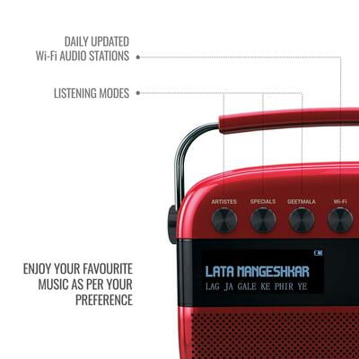 Saregama Carvaan Karaoke - Portable Music Player 5000 songs, FM/BT/AUX Saregama Carvaan Karaoke - Portable Music Player 5000 songs, FM/BT/AUX