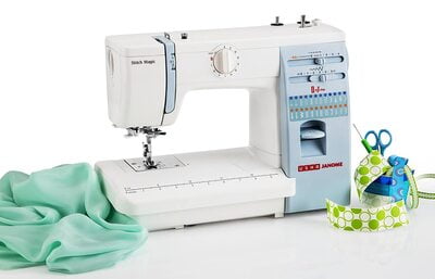 USHA Stitch Magic Automatic Sewing Machine with 57 Stitch Functions