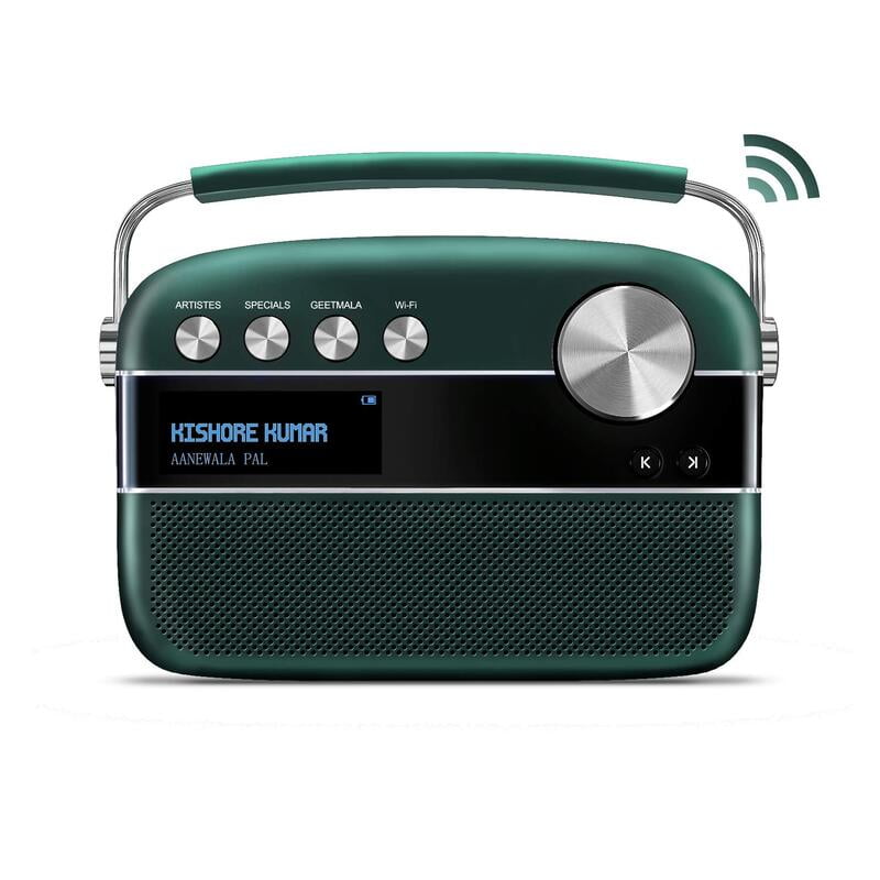 Saregama Carvaan 2.0 Portable speaker 5000 Pre-loaded songs with Podcast, FM/BT/AUX