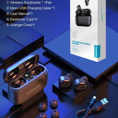 Lenovo HT18 Wireless TWS Bluetooth 5.0 Earbuds Lenovo HT18 Wireless TWS Bluetooth 5.0 Earbuds