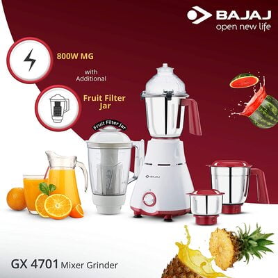 Bajaj Mixer Grinder Gx 4701 Bajaj Mixer Grinder Gx 4701