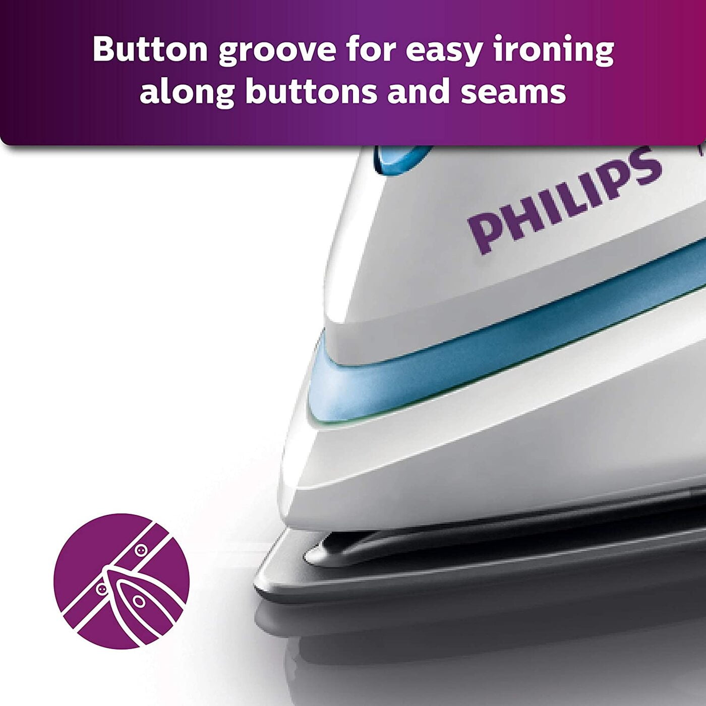 Buy Philips Steam Iron GC1905/21 1440Watt with Spray Online On