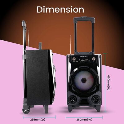 Zebronics Zeb-Thump Bluetooth Trolly Speaker Zebronics Zeb-Thump Bluetooth Trolly Speaker
