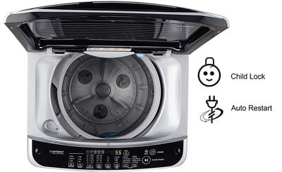 LG FULLY AUTOMATIC TOP LOADING WASHING MACHINE T80SJFS1Z LG FULLY AUTOMATIC TOP LOADING WASHING MACHINE T80SJFS1Z