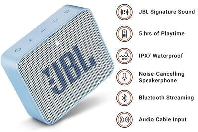 JBL GO2 Grab & Go Portable Bluetooth Speaker with Mic JBL GO2 Grab & Go Portable Bluetooth Speaker with Mic