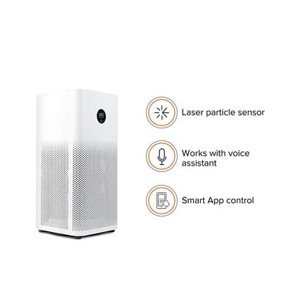 Mi Air Purifier 3 with True HEPA Filter and Smart App Connectivity