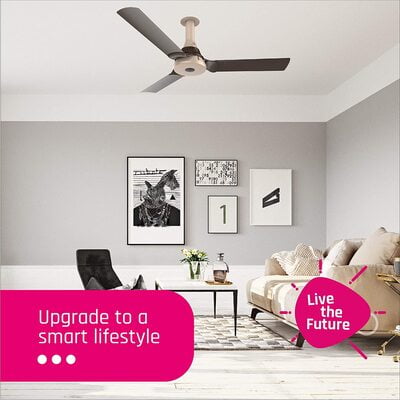 Ottomate Smart Ready 1250 mm Ceiling Fan With 3 Blades