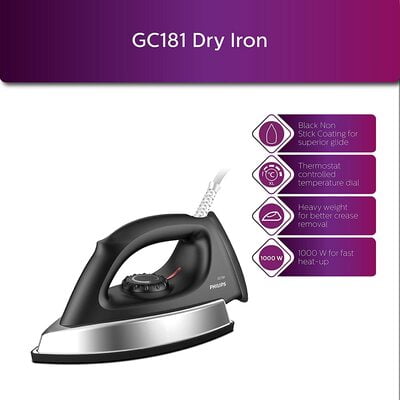 PHILIPS DRY IRON GC181/80 PHILIPS DRY IRON GC181/80