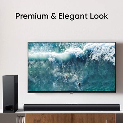 realme 2.1 Channel 100 W Bluetooth Soundbar with Wired Subwoofer realme 2.1 Channel 100 W Bluetooth Soundbar with Wired Subwoofer