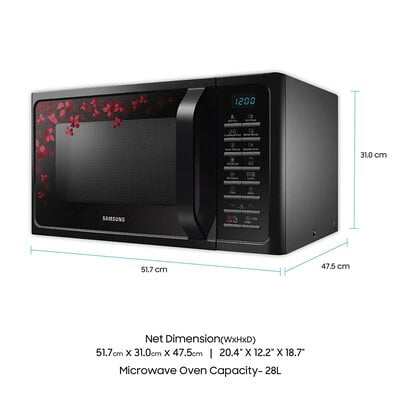 Samsung MC28H5025VB/TL 28 litre Convection Microwave Oven