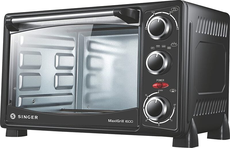 Singer MaxiGrill 1600 Oven Toaster Grill 1400 Watts 16 litres SOT1600MBT Singer MaxiGrill 1600 Oven Toaster Grill 1400 Watts 16 litres SOT1600MBT