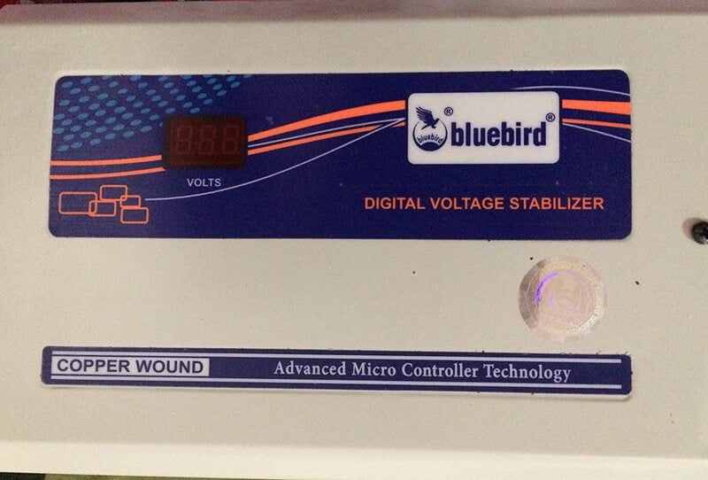 BLUE BIRD 4KVA COPPER STABILIZER BLUE BIRD 4KVA COPPER STABILIZER