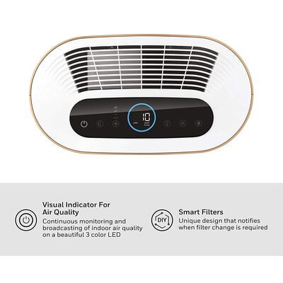 Honeywell Air Touch A5 53-Watt Room Air Purifier (Champagne Gold)