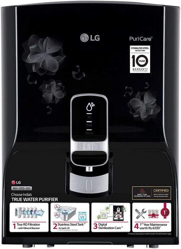 LG Puricare WW150NP RO + UV 8 ltr Water Purifier