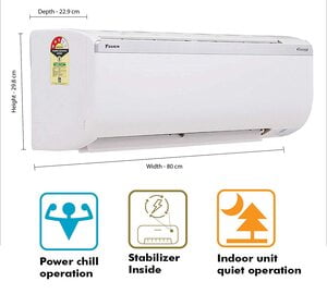 DAIKIN SAC 1.0 TON 3STAR INVERTER GTKL35TV16X  W/O INS KIT