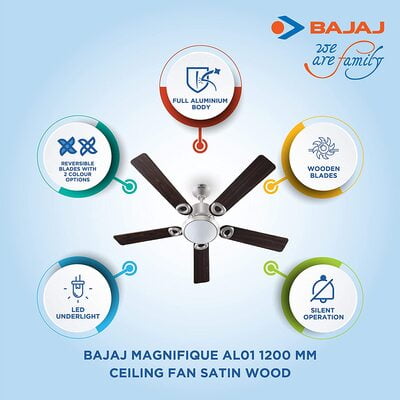 Bajaj Magnifique AL01 1200mm Ceiling Fan Bajaj Magnifique AL01 1200mm Ceiling Fan