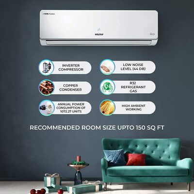 VOLTAS SPLIT AC 1.5TON INVERTER 183V CZS COPPER VOLTAS SPLIT AC 1.5TON INVERTER 183V CZS COPPER