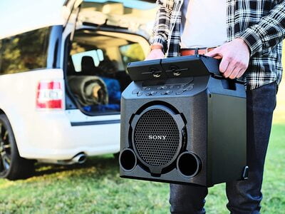 Sony GTK-PG10 Portable Party Speaker with Integrated Cup Holders