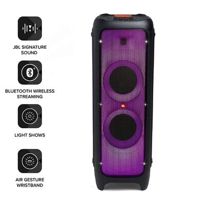 JBL PartyBOX 1000 with DJ Launchpad & Air Gesture wristband