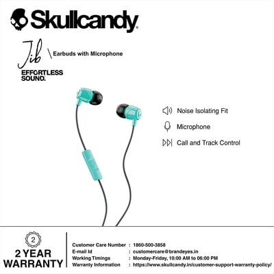 Skullcandy Jib Wired in-Earphone Without Mic