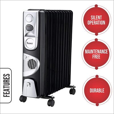 Warmex Oil Filled Radiator 11 Fin OFR With PTC Fan 2900 Watts Warmex Oil Filled Radiator 11 Fin OFR With PTC Fan 2900 Watts