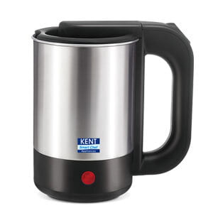 Kent Zip Stainless Steel Kettle, 1000 W, Silver