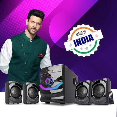 Zebronics Zeb Rainbow 4.1 Channel Multimedia Speaker Zebronics Zeb Rainbow 4.1 Channel Multimedia Speaker