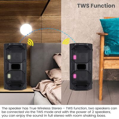 Zebronics Zeb-Space Deck BT Portable Speaker Zebronics Zeb-Space Deck BT Portable Speaker