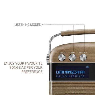 Saregama Carvaan Hindi with 5000 Preloaded Songs, FM/BT/AUX Saregama Carvaan Hindi with 5000 Preloaded Songs, FM/BT/AUX