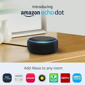 AMAZON ECHO DOT 3RD GEN BLACK AMAZON ECHO DOT 3RD GEN BLACK