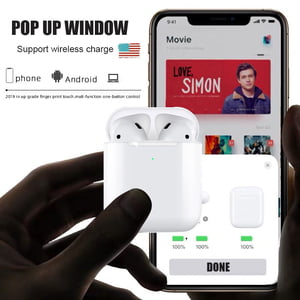 Airpods For Apple & Android with wireless charging