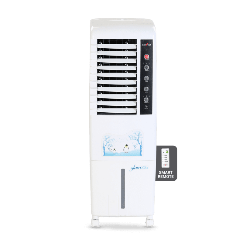 Kenstar Glam 22 Litre 140 Watts Tower Air Cooler with Remote