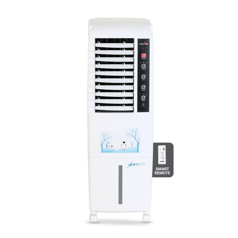 Kenstar Glam 22 Litre 140 Watts Tower Air Cooler with Remote Kenstar Glam 22 Litre 140 Watts Tower Air Cooler with Remote