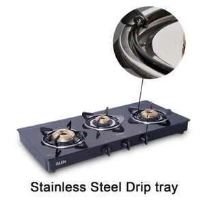 GLEN 1033 GT BB BLK LPG GAS STOVE GLEN 1033 GT BB BLK LPG GAS STOVE