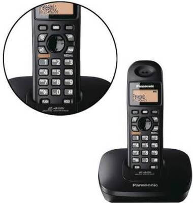 Panasonic KX-TG3611SXB Cordless Landline Phone  (Black)