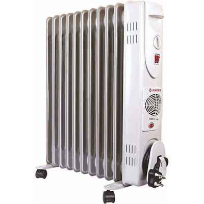 Singer 11 FIN 2900 Watts Oil Filled Radiator Room Heater (SOFR 11F 2900WT)