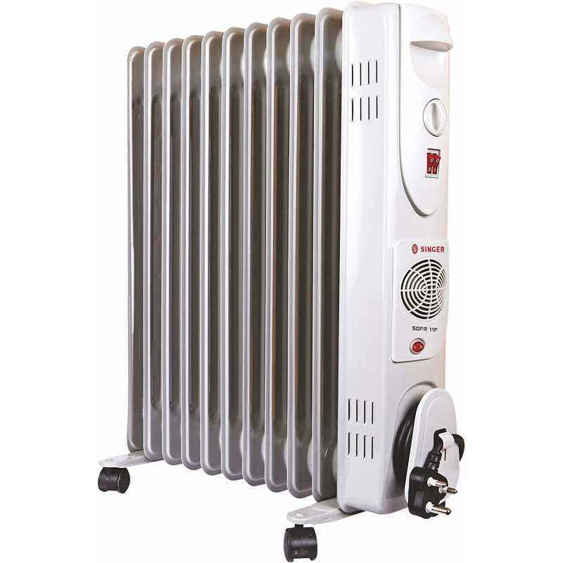 Singer 11 FIN 2900 Watts Oil Filled Radiator Room Heater (SOFR 11F 2900WT)