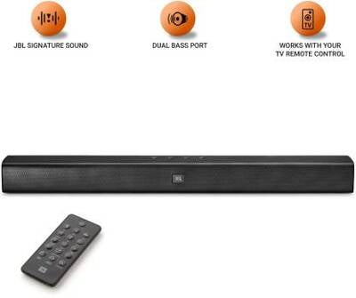 JBL Bar Studio 2.0 Soundbar With Bluetooth BARSBLKEP