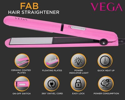 Vega Flat Hair Straightener,VHSH-15 Vega Flat Hair Straightener,VHSH-15