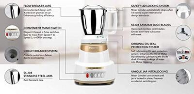 PANASONIC MIXER GRINDER MX-AV325 MARBLE GOLD